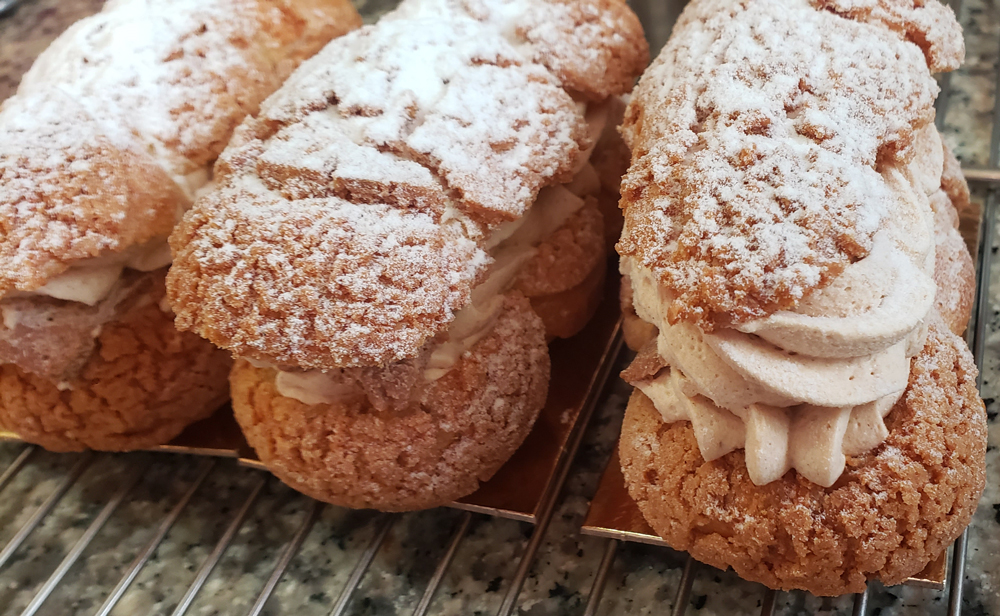 Paris brest premiere classe au croustillant praliné