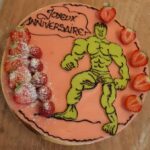 Gâteau au thème de Hulk