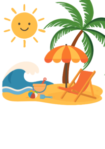 dessin évoque vacances